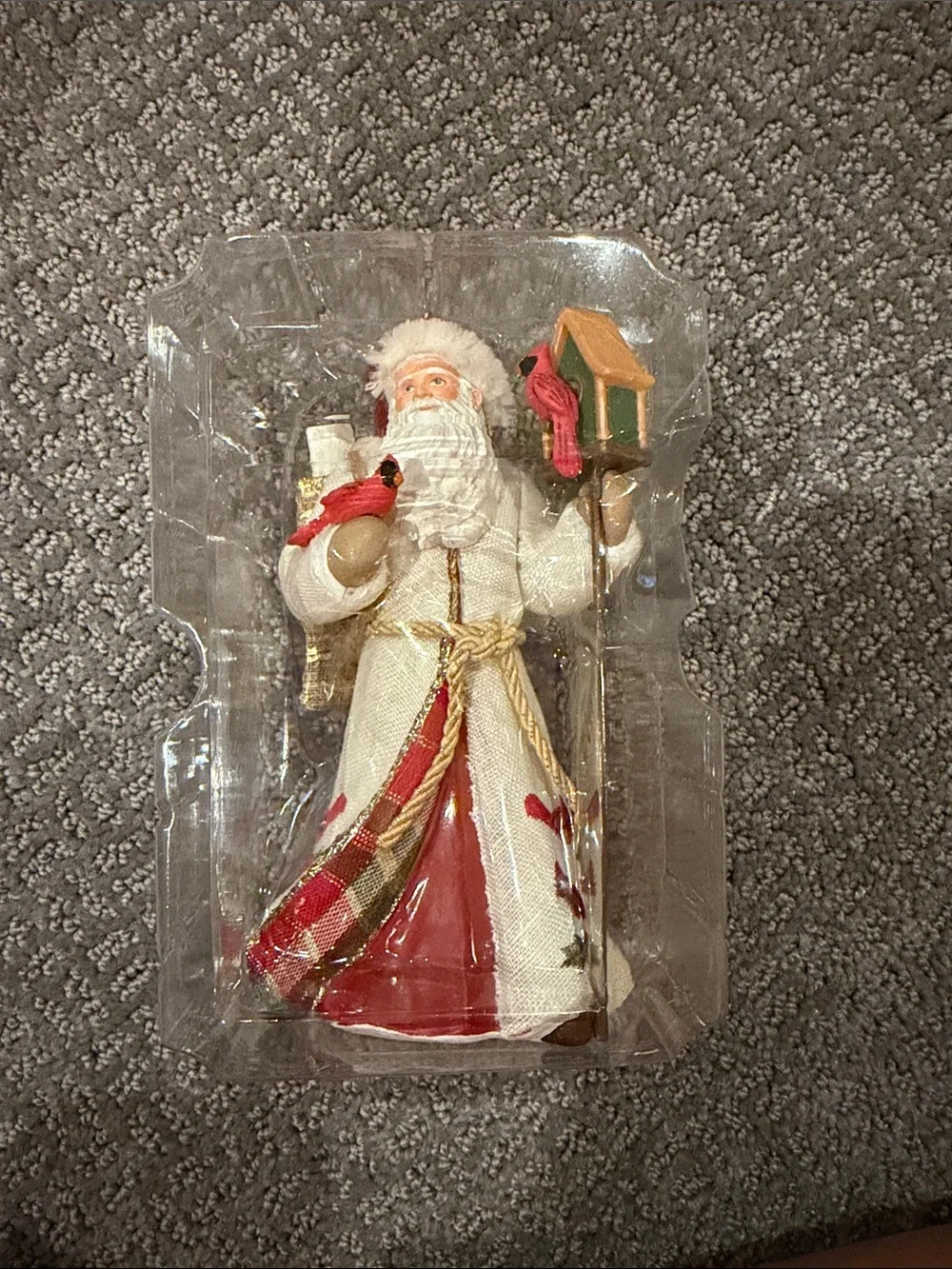 Hallmark Father Christmas Ornament - White, Red, Gold